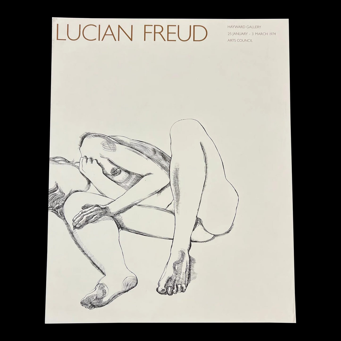 Lucian Freud 1974 Hayward Gallery Exhibition Poster