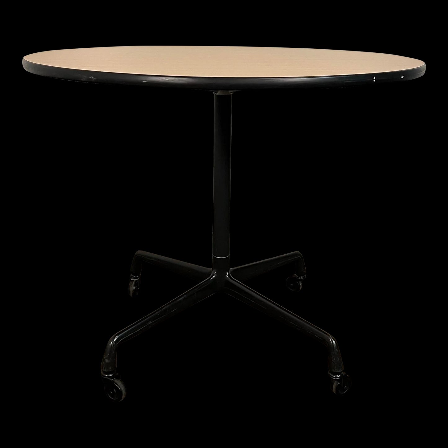 Mid-Century Modern Herman Miller Eames Aluminum Group Cafe Table