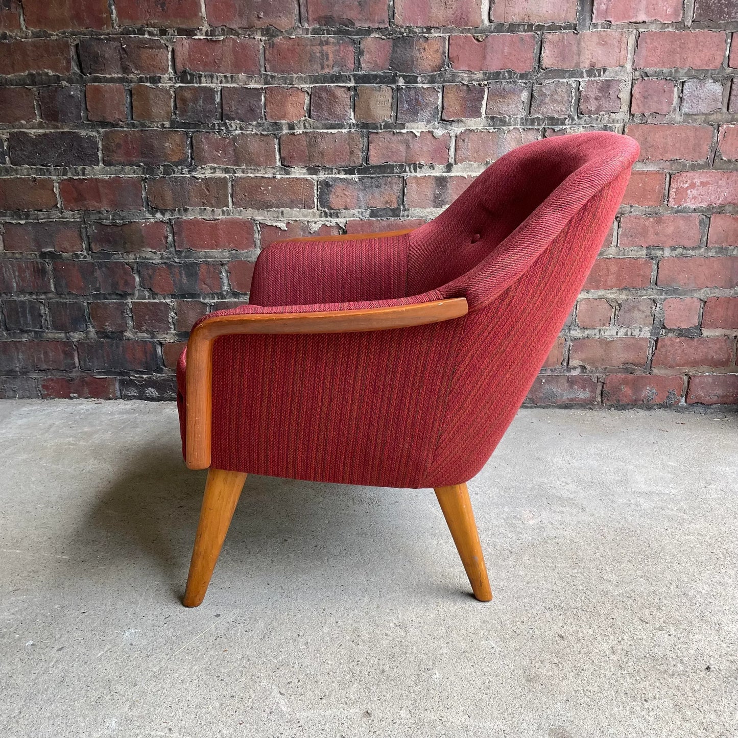Norwegian Modern Mid Century Teakwood Armchair