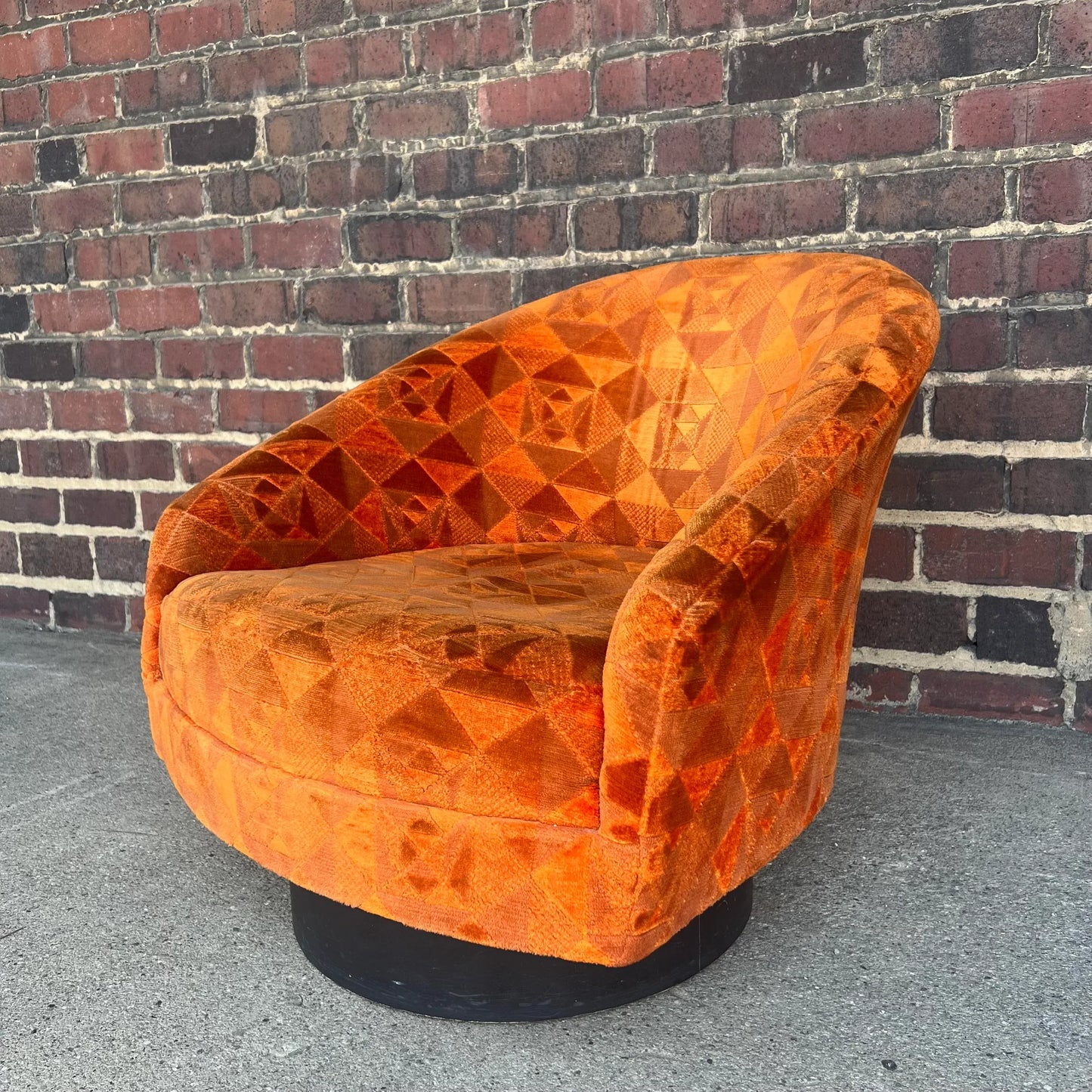 Adrian Pearsall Mid Century Swivel Rock Chair