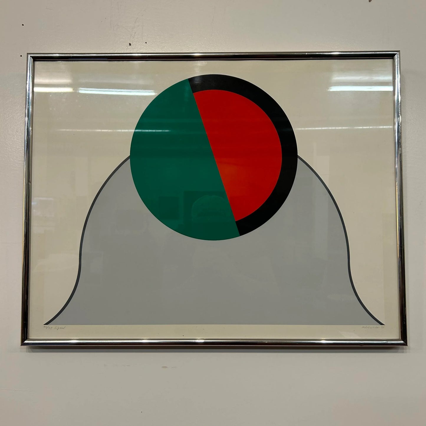 1971 Takesada Matsutani “Signal” Lithograph 70/75