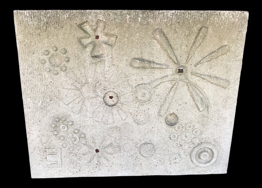 1960s Mid-Century Modern Keith Hagg Sandstone Wall Sculpture