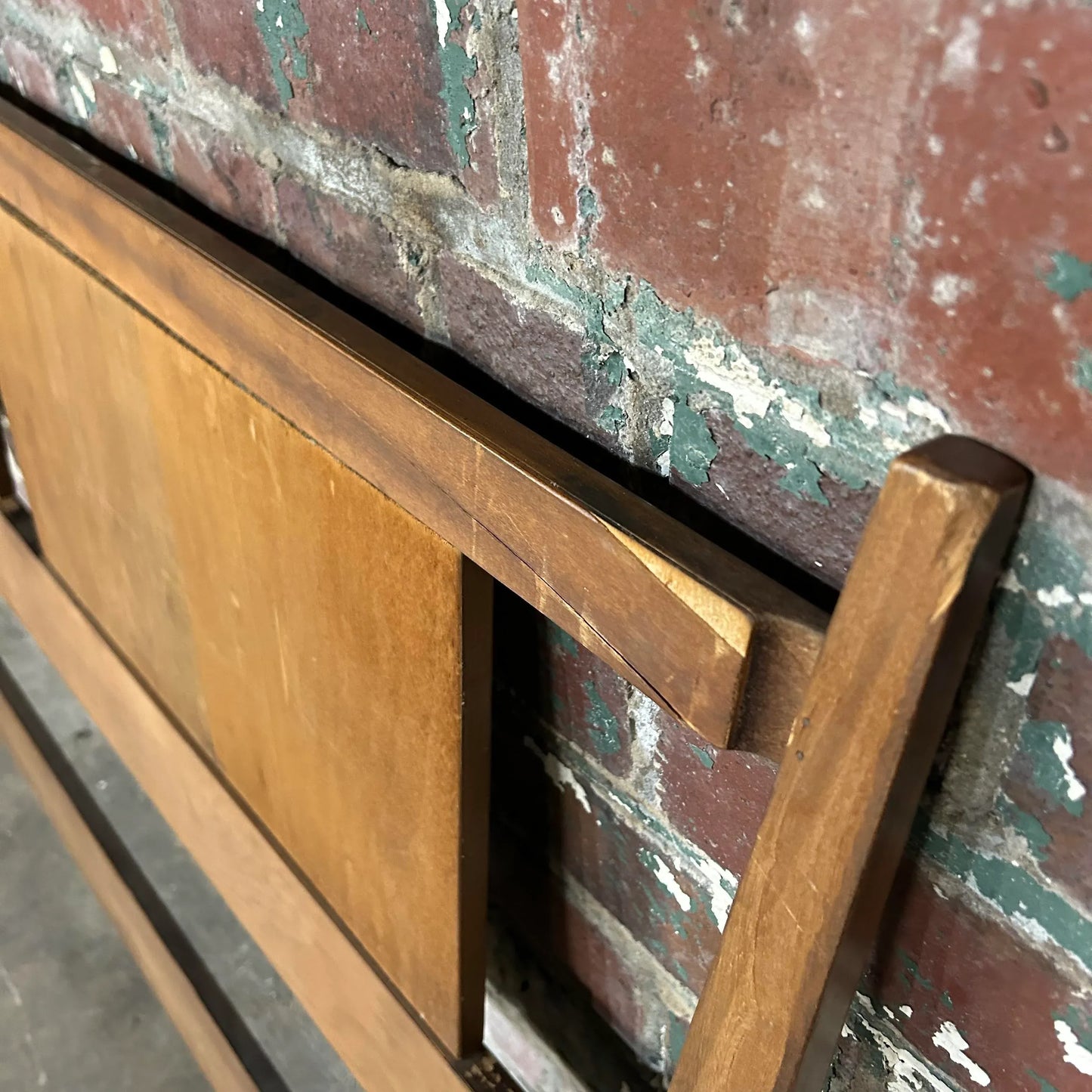 Mid Century Modern King Size Headboard in the Style of Paul McCobb