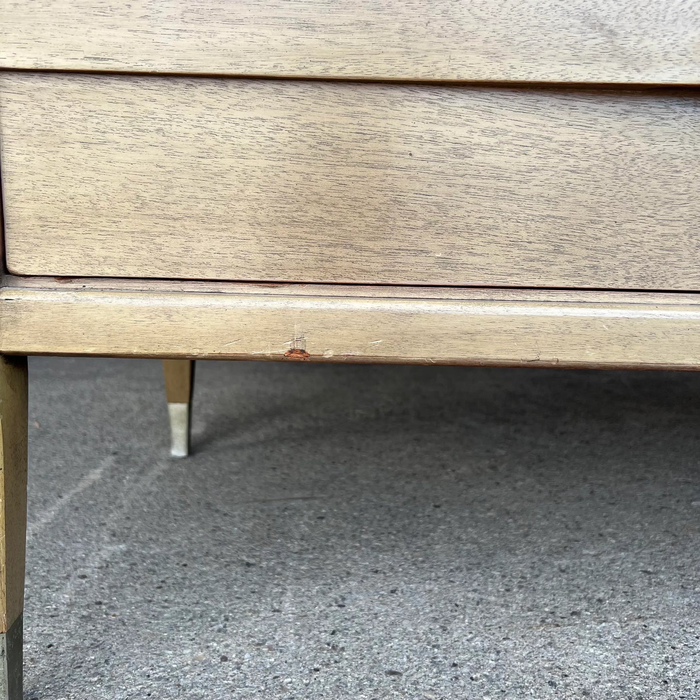 American of Martinsville Travertine Top Dresser