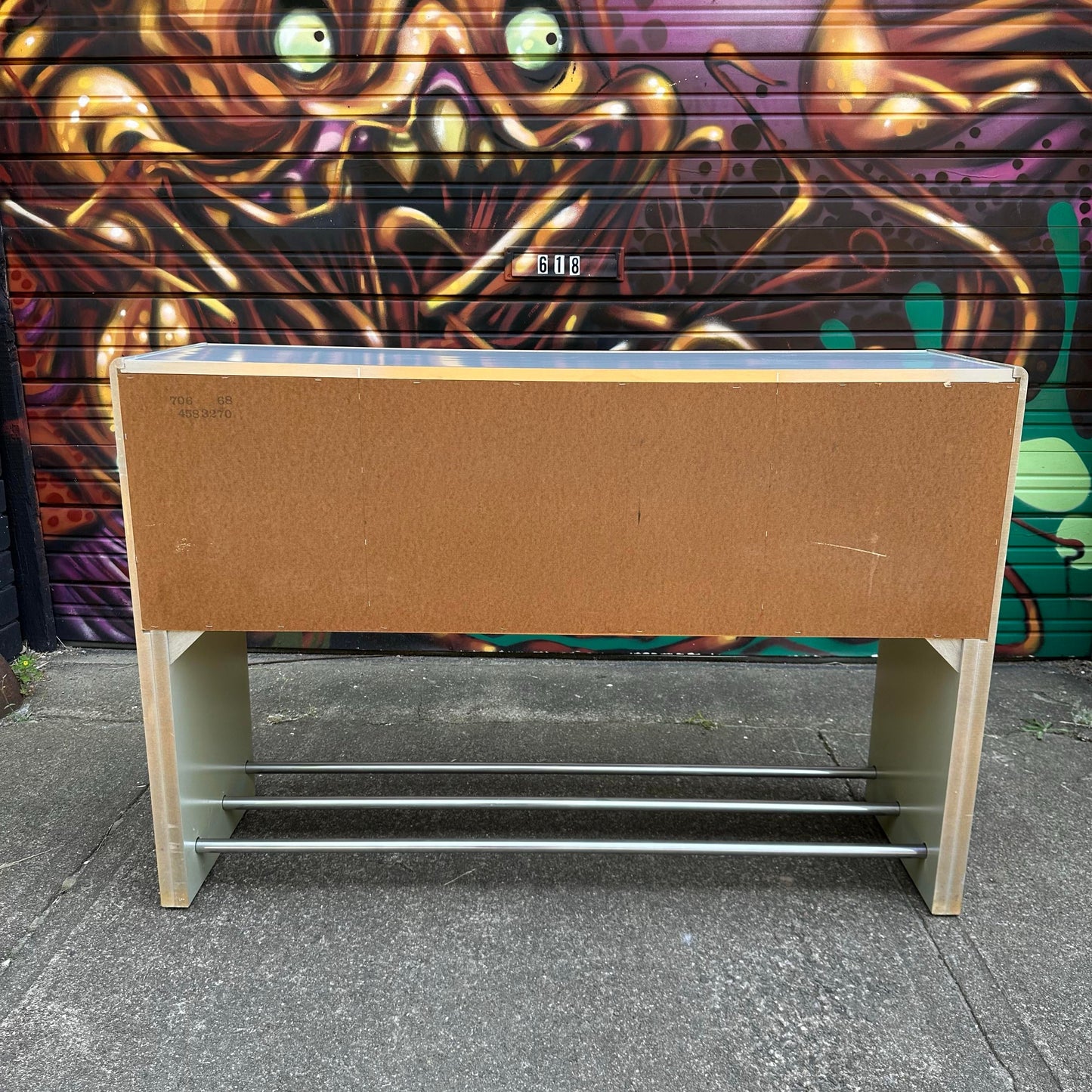 Lane Postmodern 1980s Console Table Sideboard