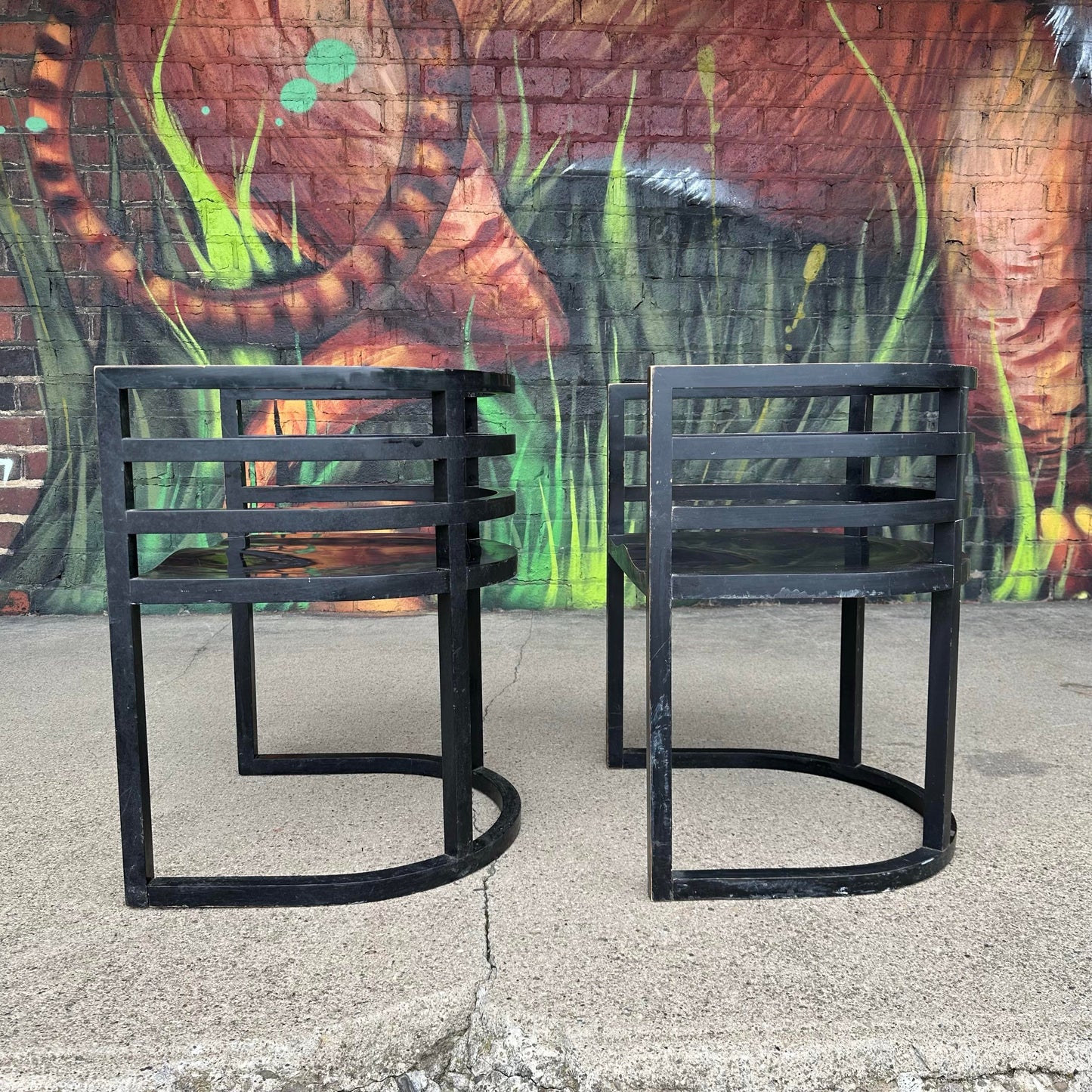 MCM Pair of Richard Meier for Knoll Armchair Model #810a