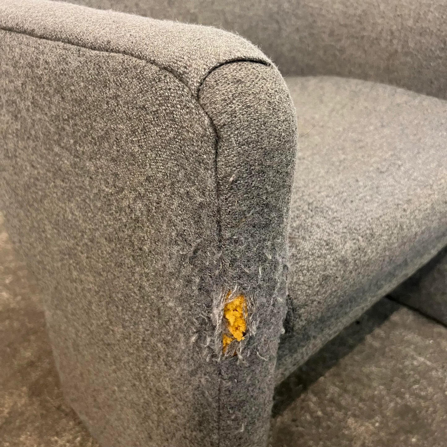 Kagan Style Three Legged Chair by Adrian Pearsall