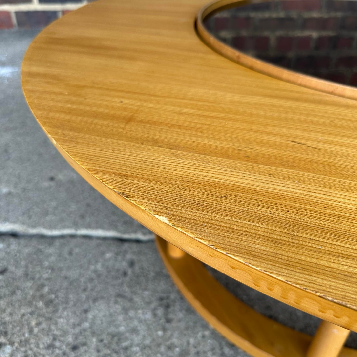 Robsjohn-Gibbings for Widdicomb Lazy Susan Coffee Table Mid-Century Modern