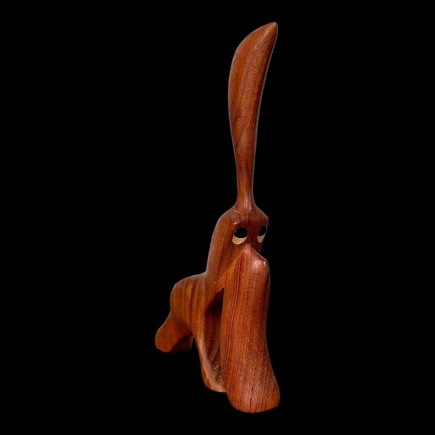 Danish Modern Teak Character Figure Sculpture by Is J. Bentsen