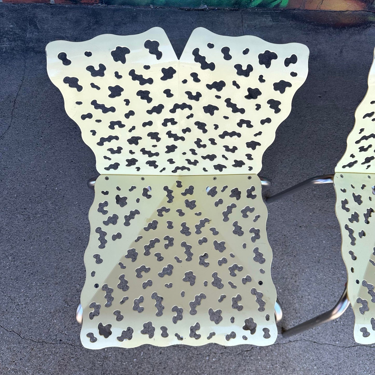 Set of 4 Richard Schultz Topiary Collection Side Chairs