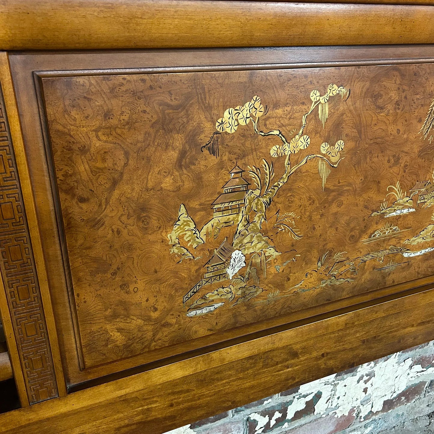 Mid Century Modern Full Size Headboard by Henry Link