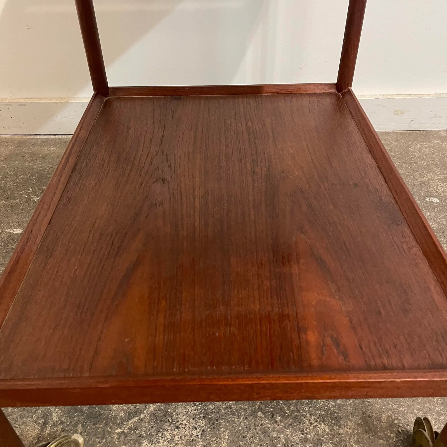 Ludwig Pontoppidan Danish Teak Bar Cart Danish Modern