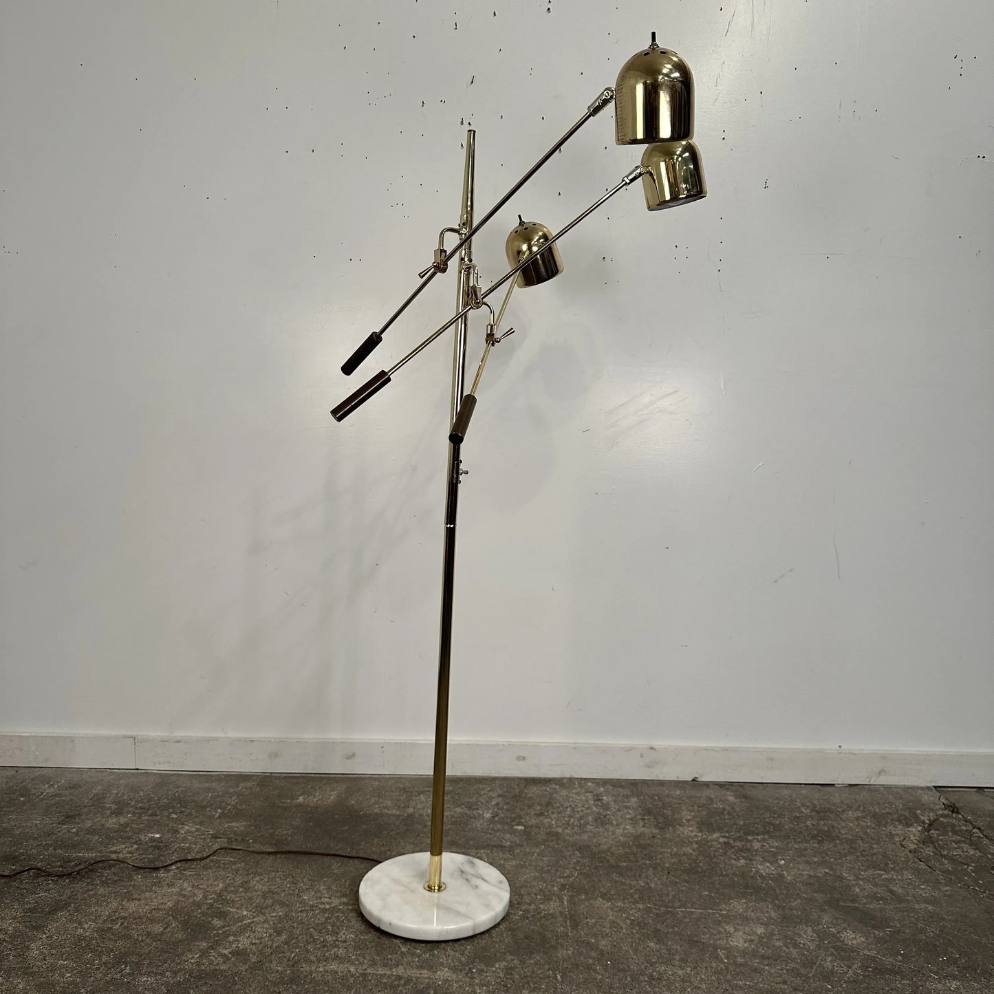 Triennale Style Brass Floor Lamp