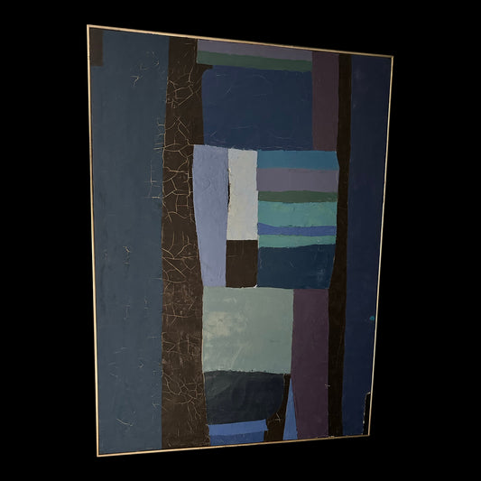 Extraordinary Gail Cottingham Abstarct Painting 1970’s American Aspen Colorado