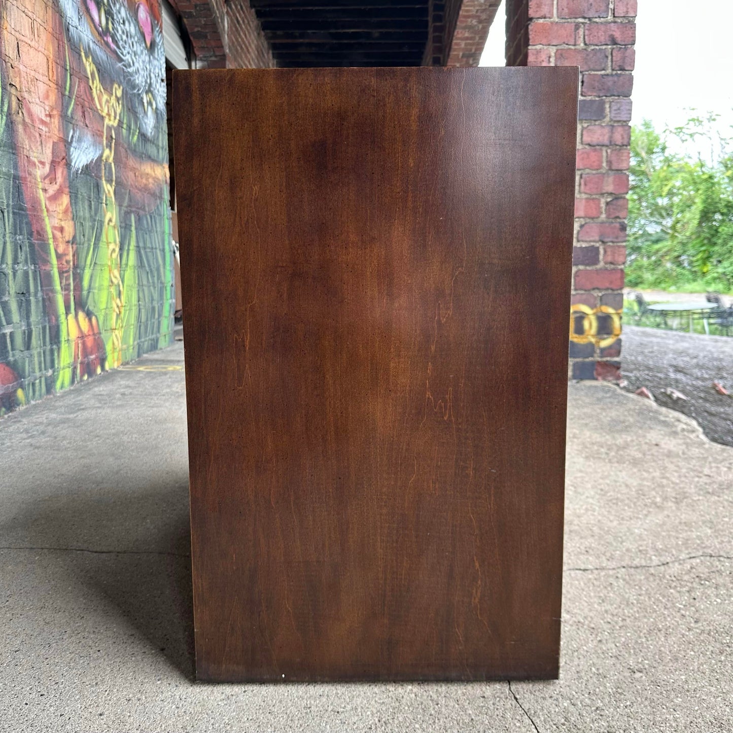 Century Furniture Burlwood and Brass Petit Chest of Drawers