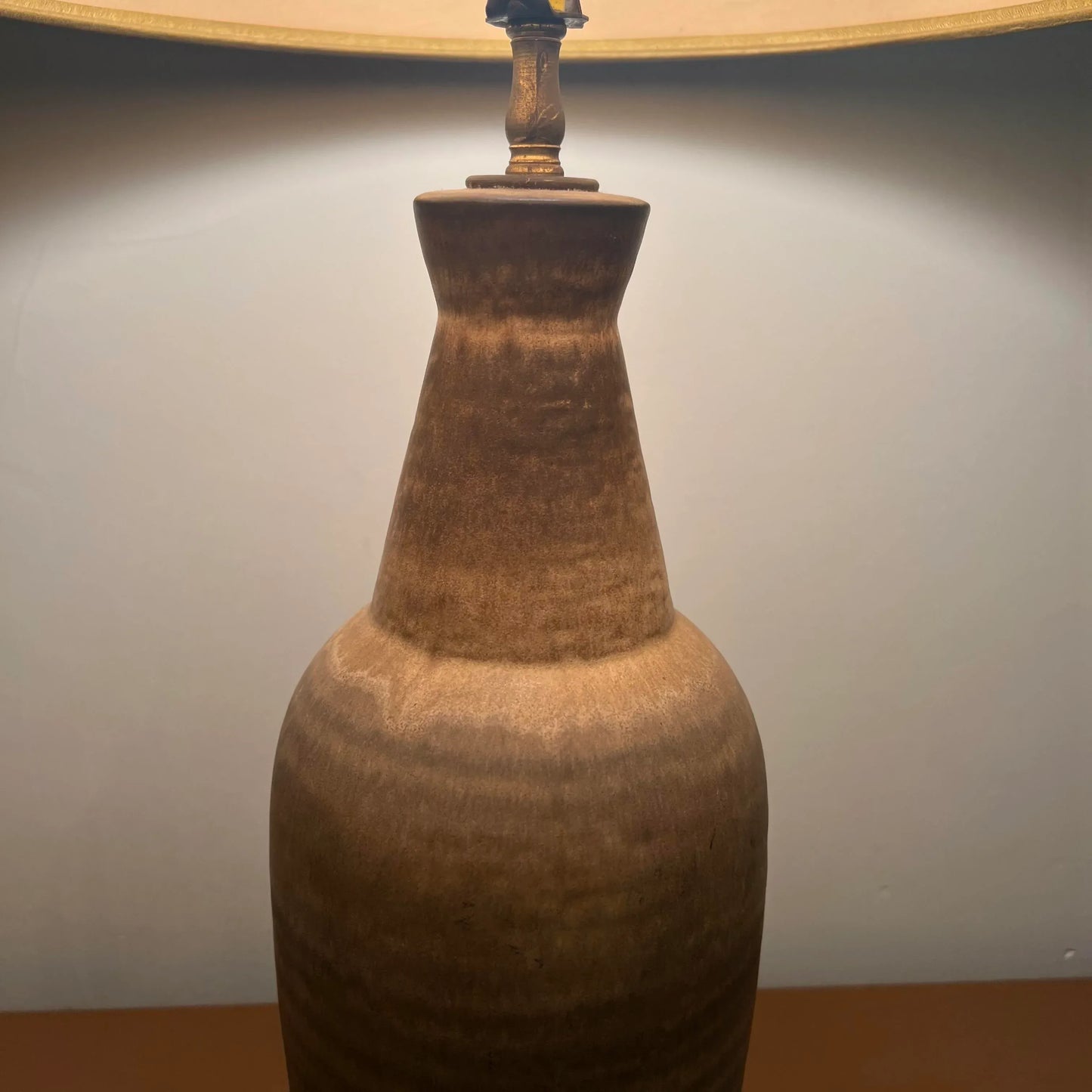 Mid 20th Century Pottery Lamp Design Technics