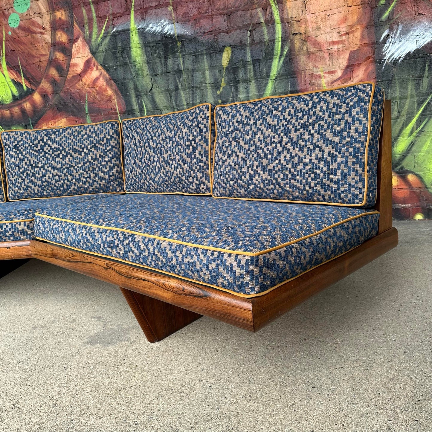 Studio Made Rosewood Sofa by Walter Klaus