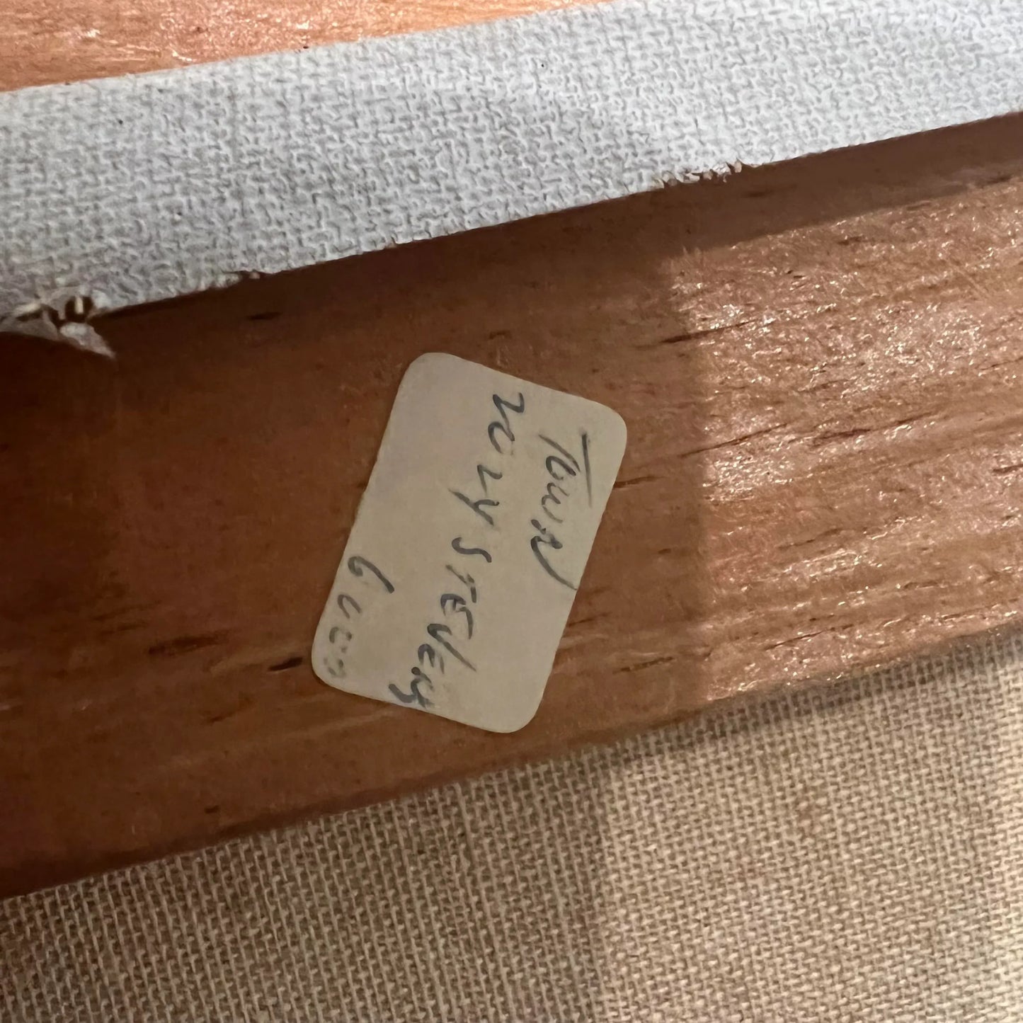 Mid 20th Century Framed Oil on Canvas Cityscape by W. Stevens