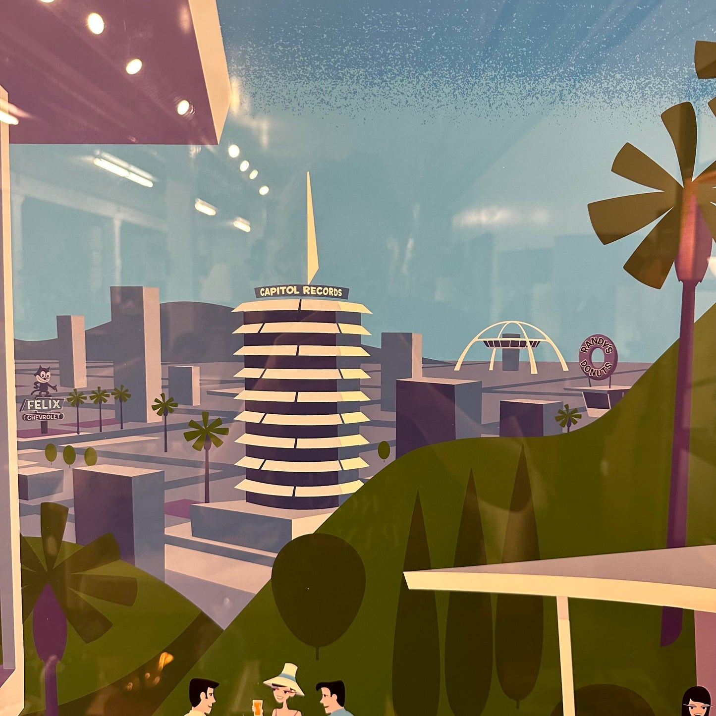 Josh Agle Aka Shag “Million Dollar View” Original Print 72/200