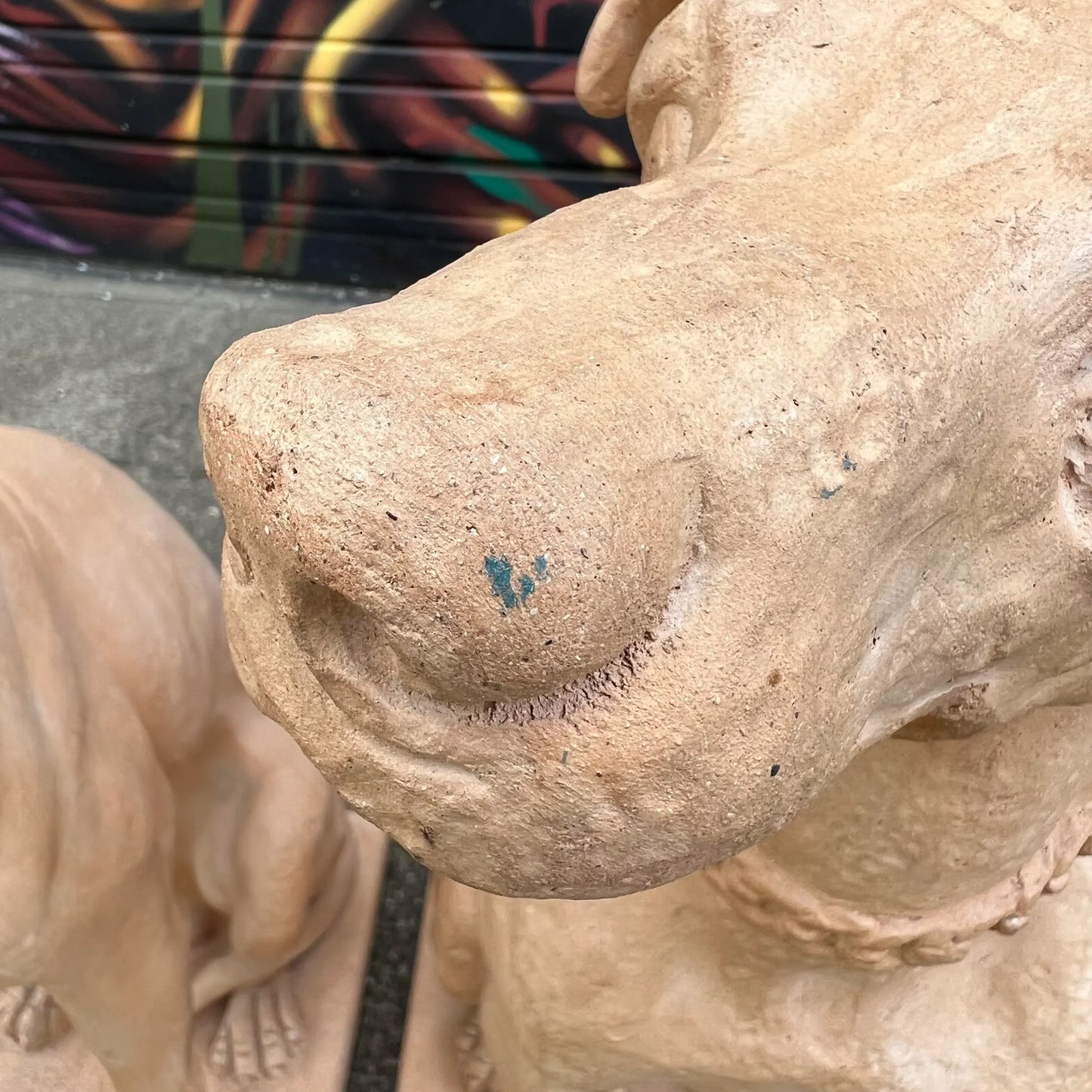 Pair of Italian Terracotta Greyhound Statues