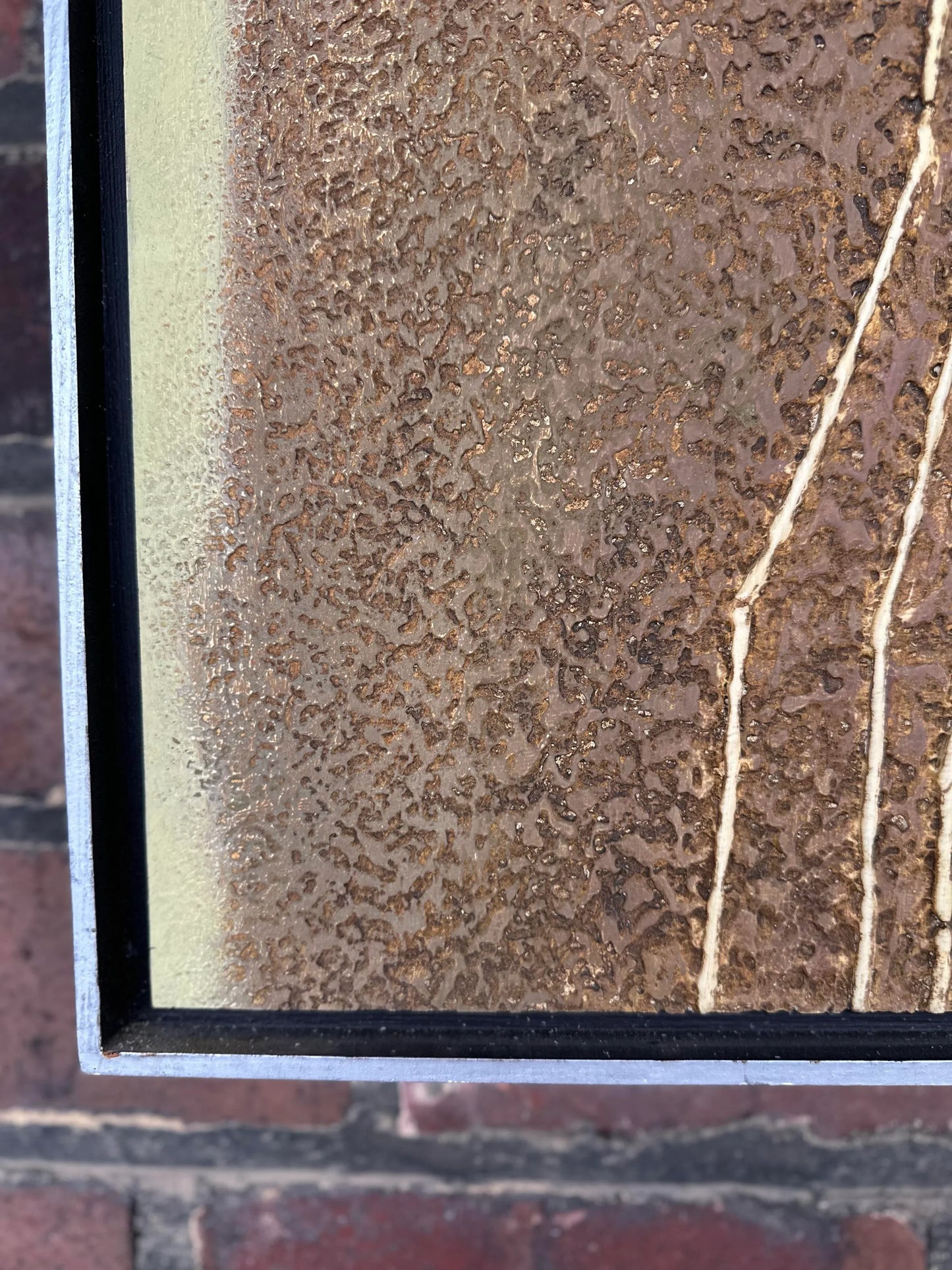 Object Series #1 1975-76 O W. Wolf Framed Painting on Board.