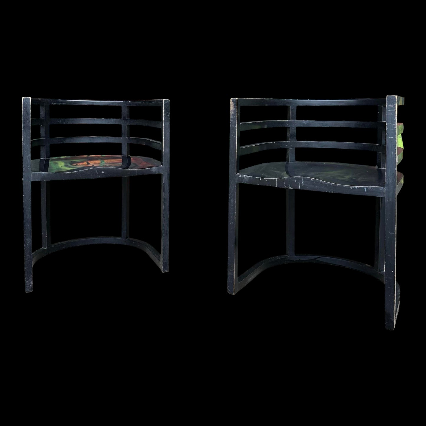 MCM Pair of Richard Meier for Knoll Armchair Model #810a