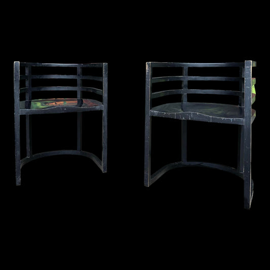 MCM Pair of Richard Meier for Knoll Armchair Model #810a