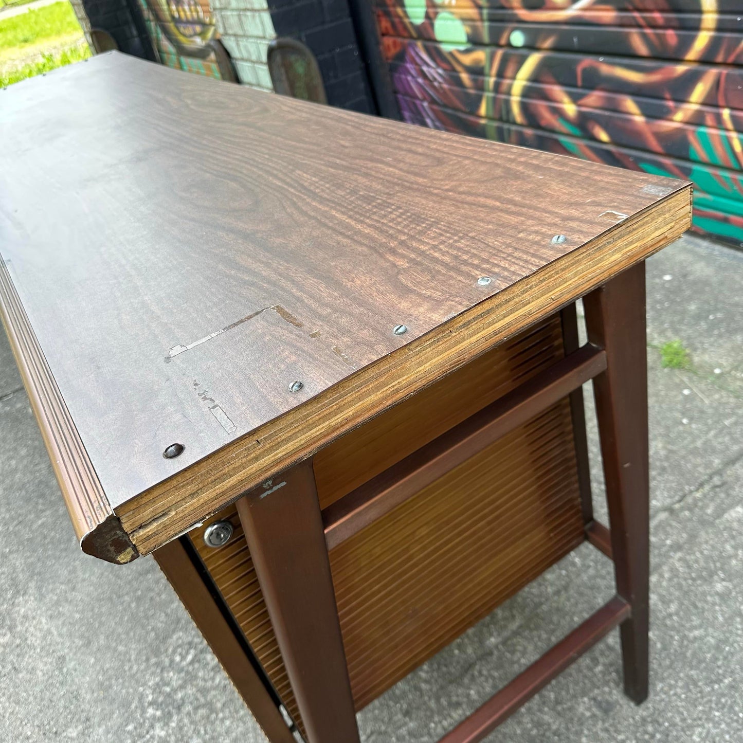 Alcoa/Reynolds/Gf Studios for Gordon Bumshaft Italic Credenza Mid-Century Modern