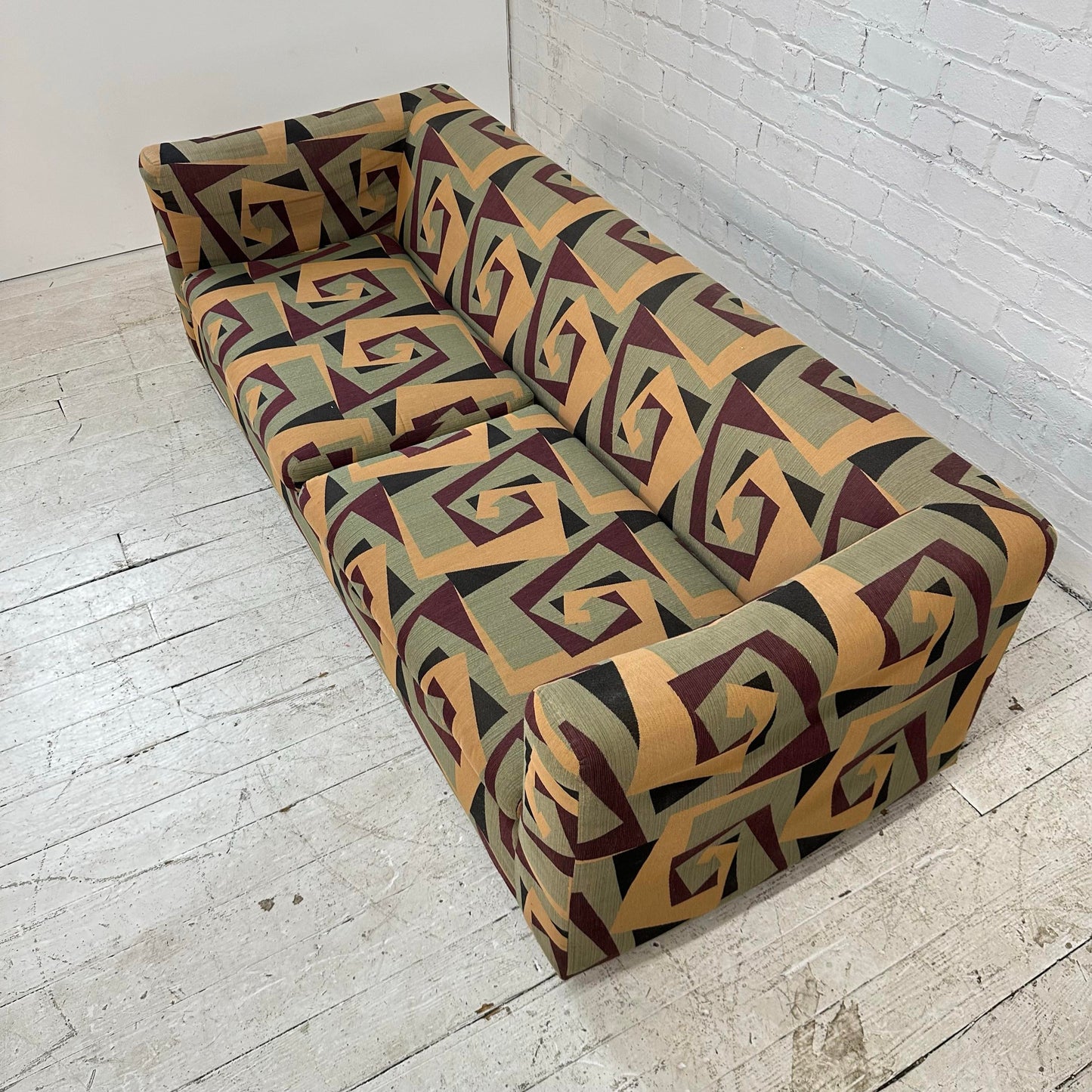 Edward Wormley for Dunbar Sofa Possibly a Jack Lenor Larsen Fabric