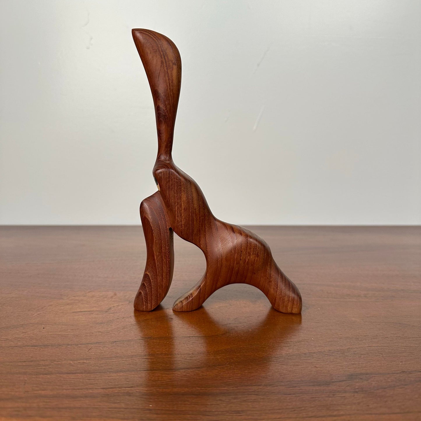 Danish Modern Teak Character Figure Sculpture by Is J. Bentsen
