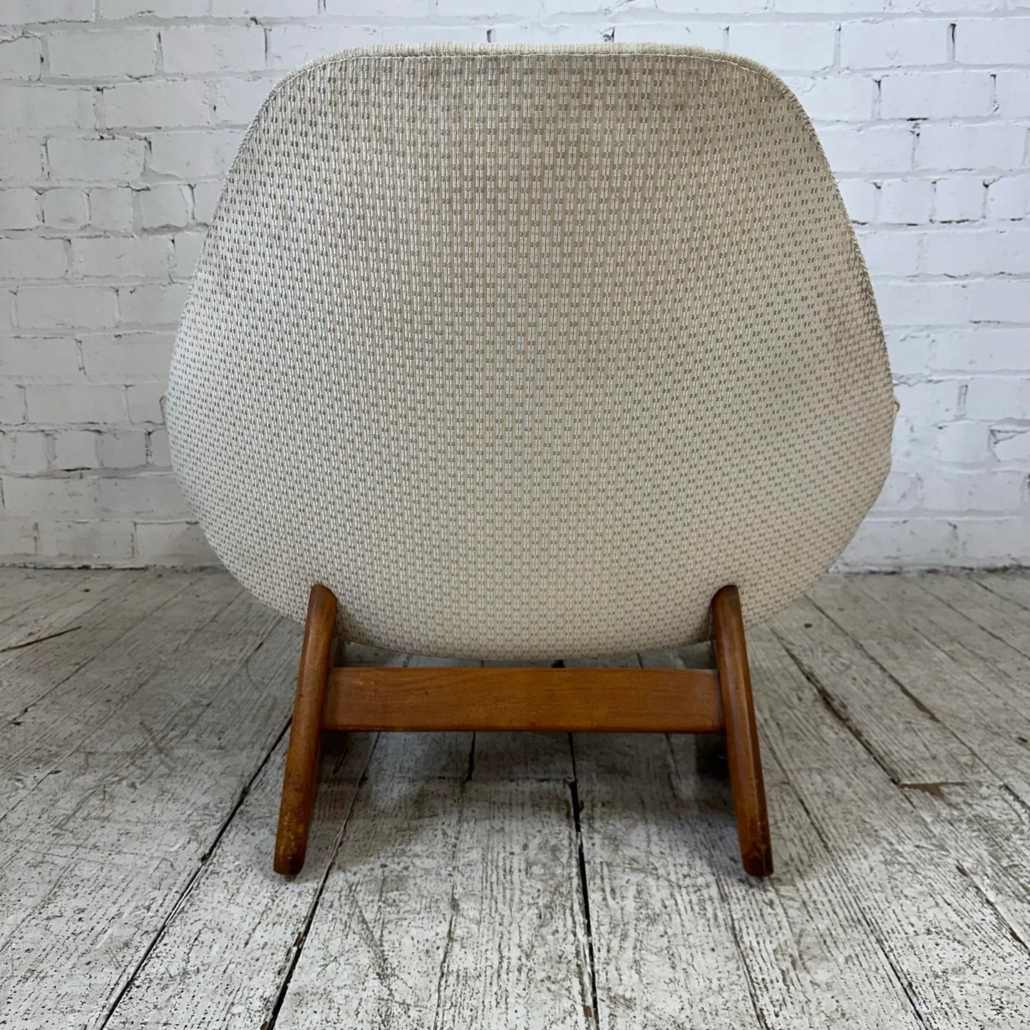 Large Adrian Pearsall Style Lounge Chair With Wood Sides