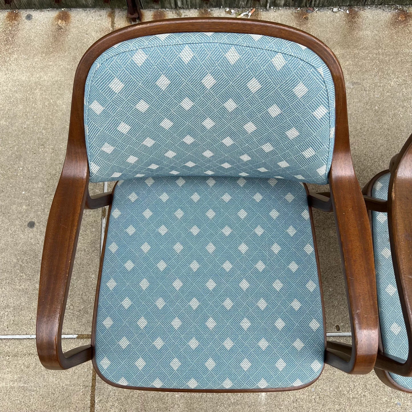 Pair of Bentwood Chairs by Don Pettit for Knoll