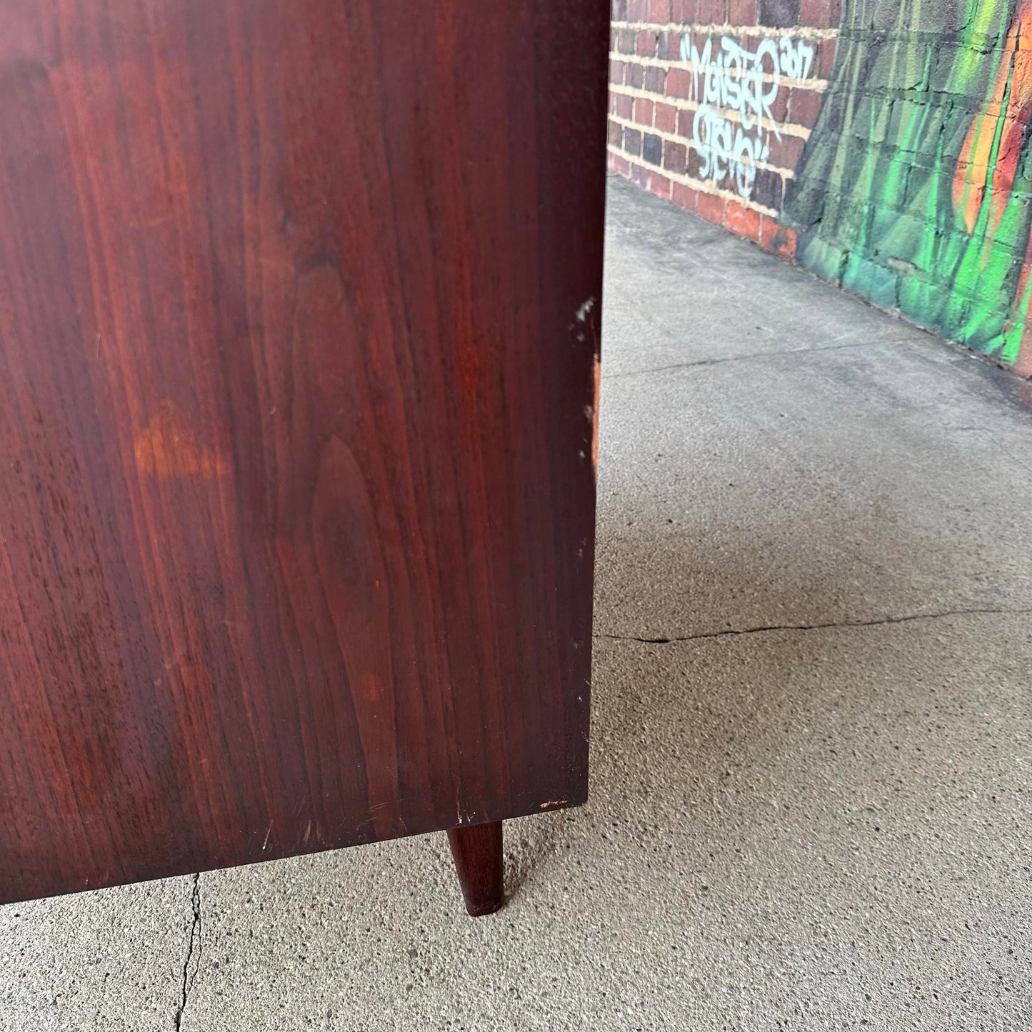 Mid Century Modern Jens Risom 2 Piece Dresser Chest Cabinet Storage Cabinet