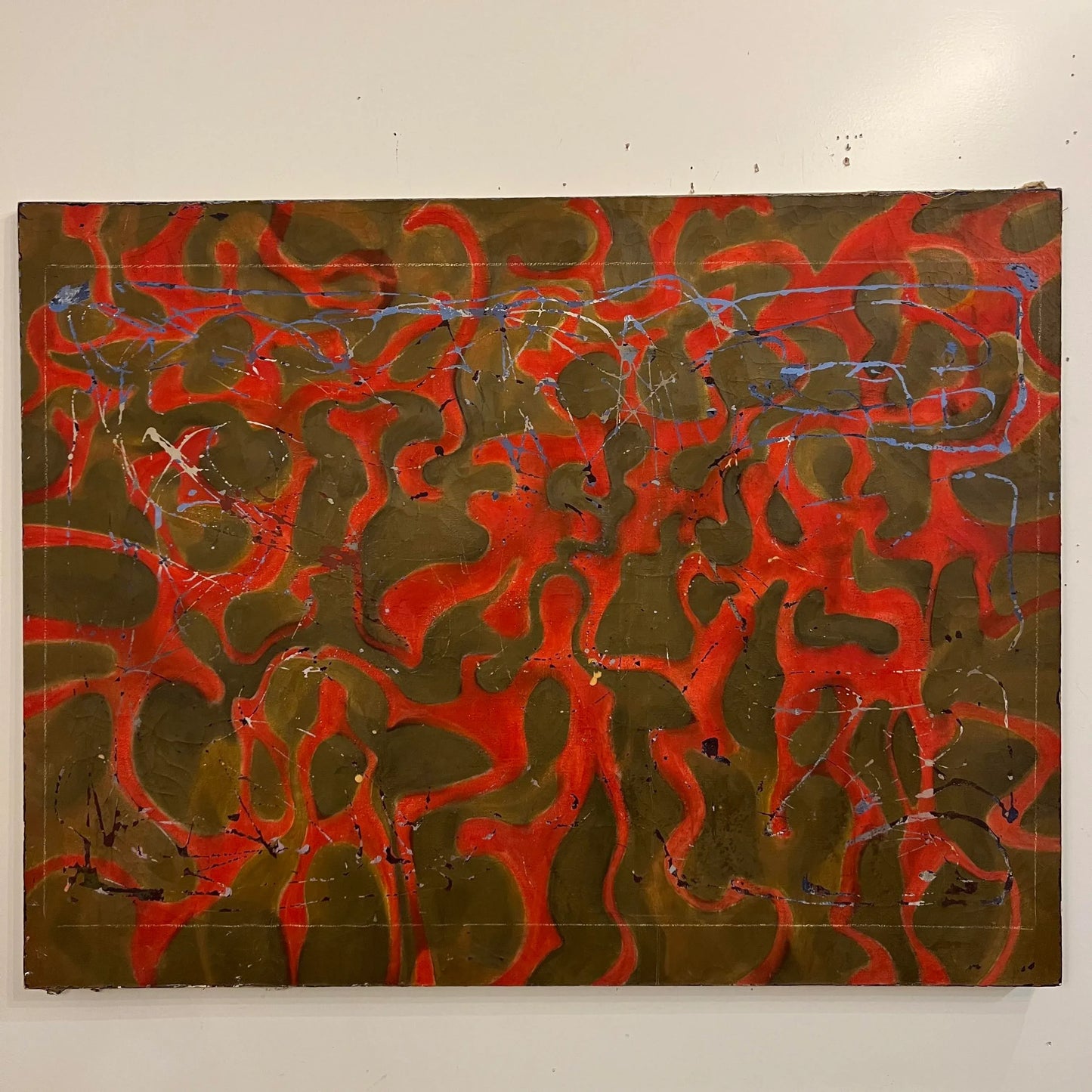 Mid 20th Century Large Abstract Painting