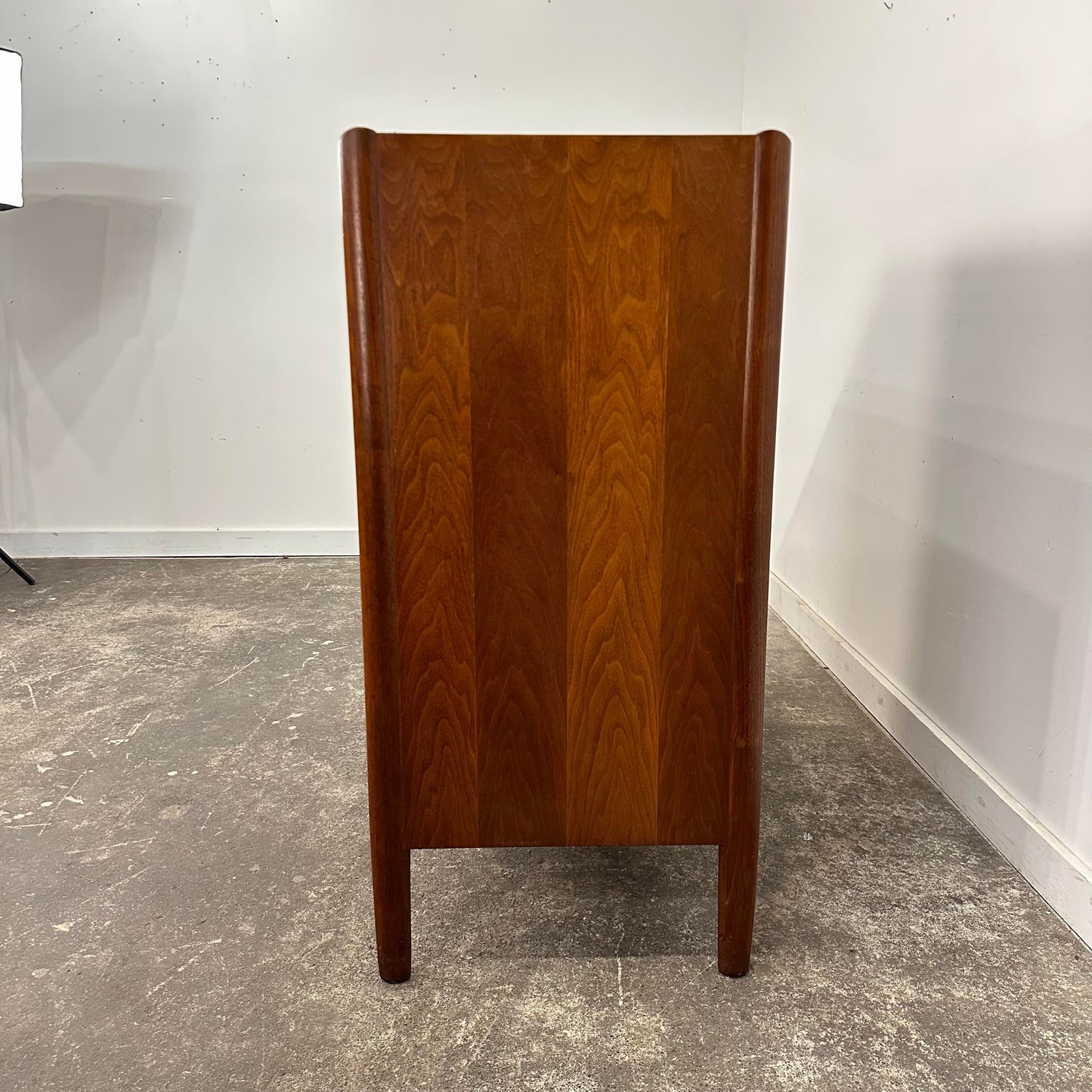 Tall Walnut Dresser by Barney Flagg for Drexel Parrallel