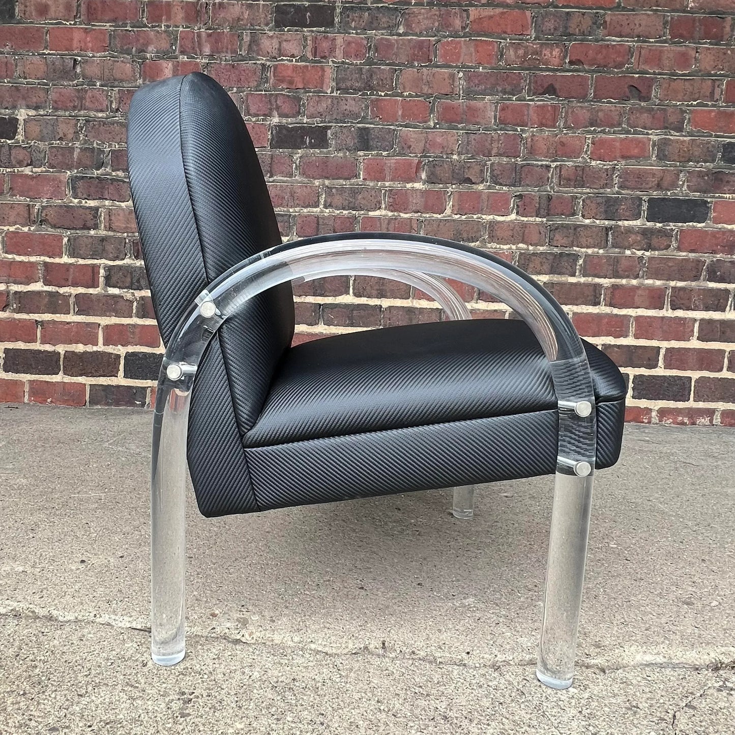 Mid Century Modern Pace Lucite Club Chair