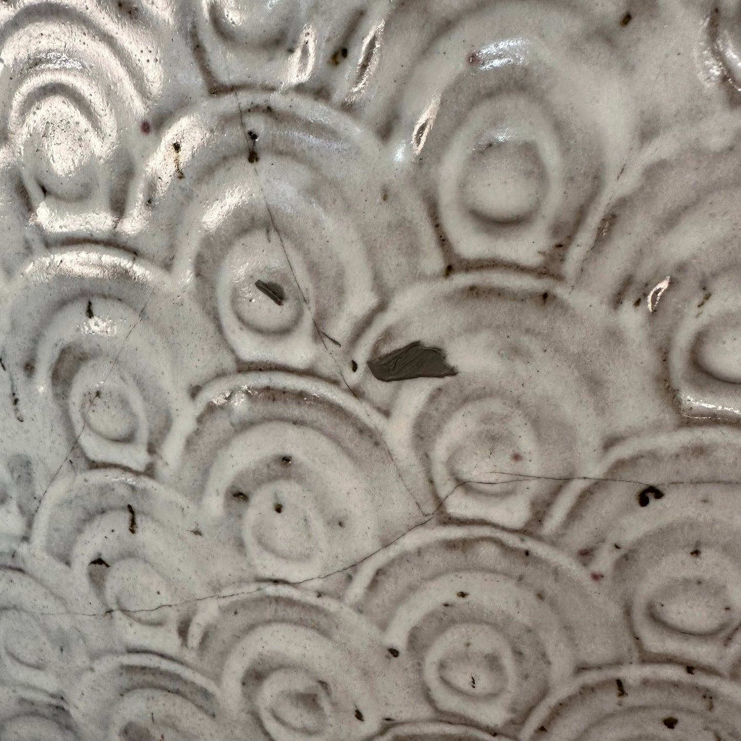 Large Slab-Made Ceramic Floor Vessel Signed