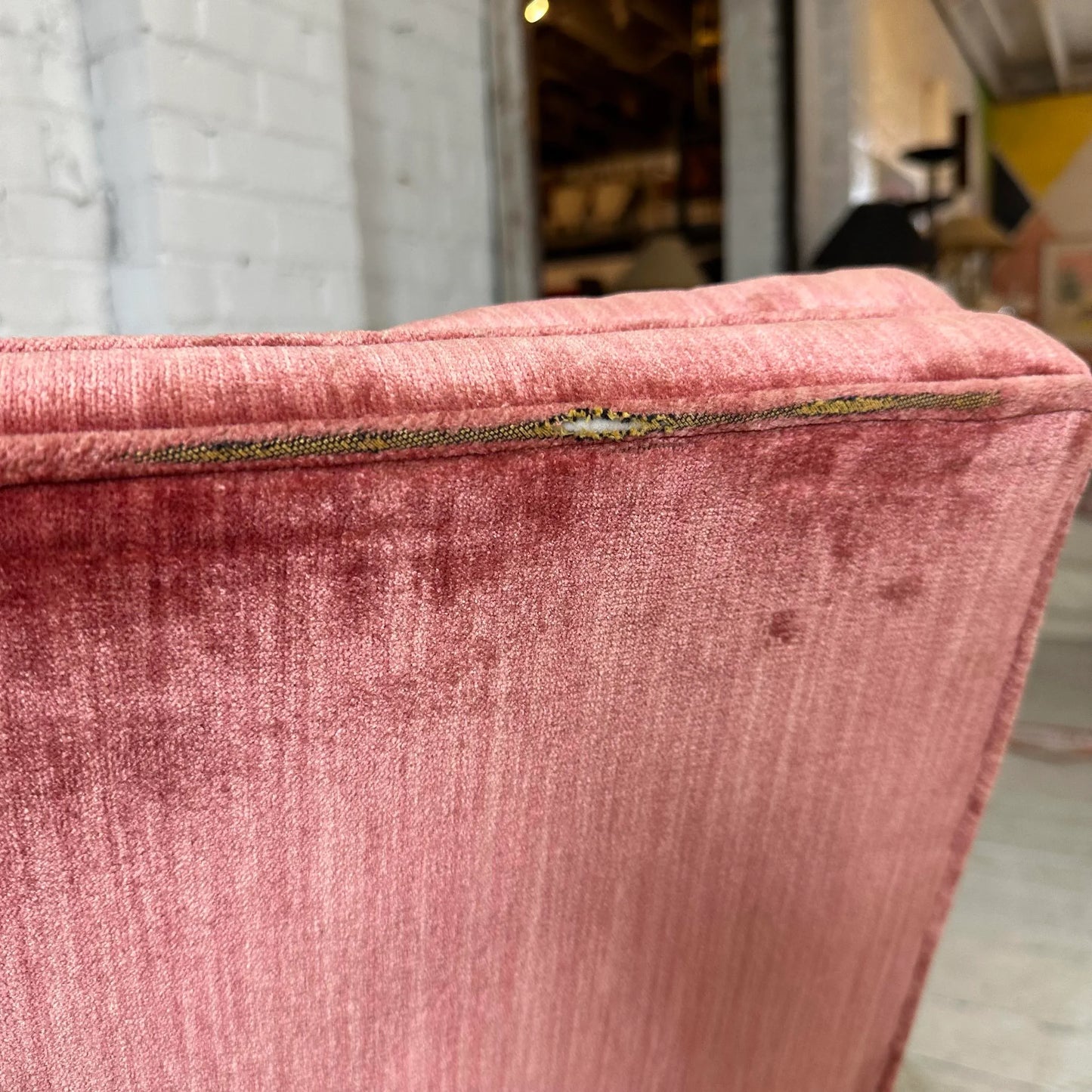 Pair of Velvet Rock & Swivel Tall Back Armchairs