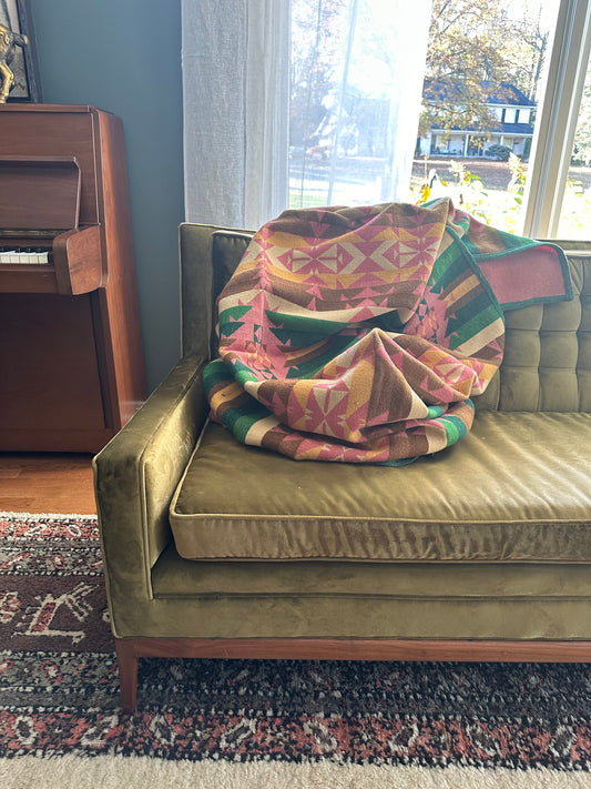 Early Pendleton Indian Trade Blanket Very Rare