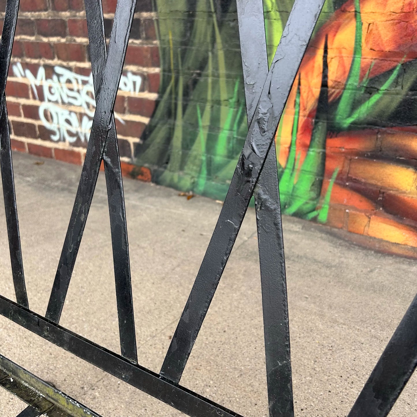 Mid 20th Century Early Heavy Weight Salterini Wrought Iron Patio Sofa, Attributed