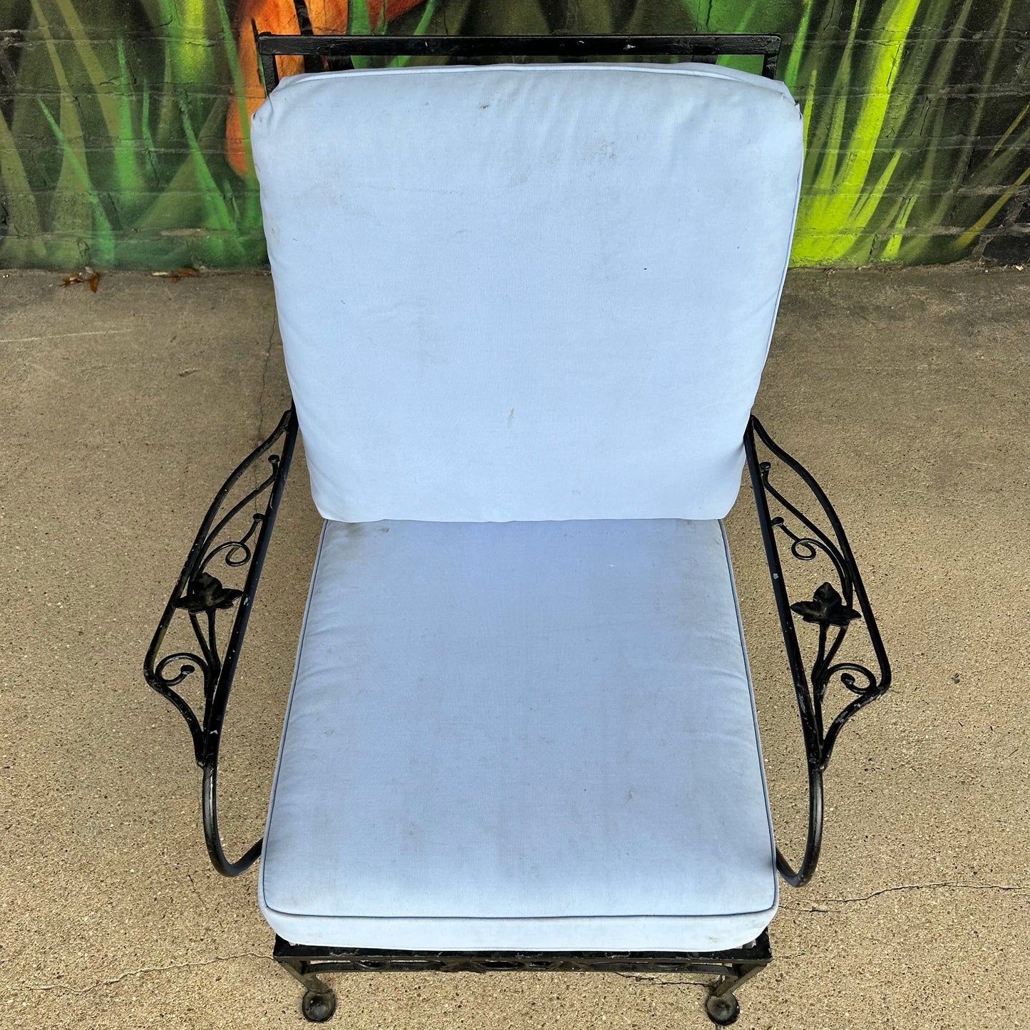 Mid 20th Century Salterini Iron Patio Chair, Attributed