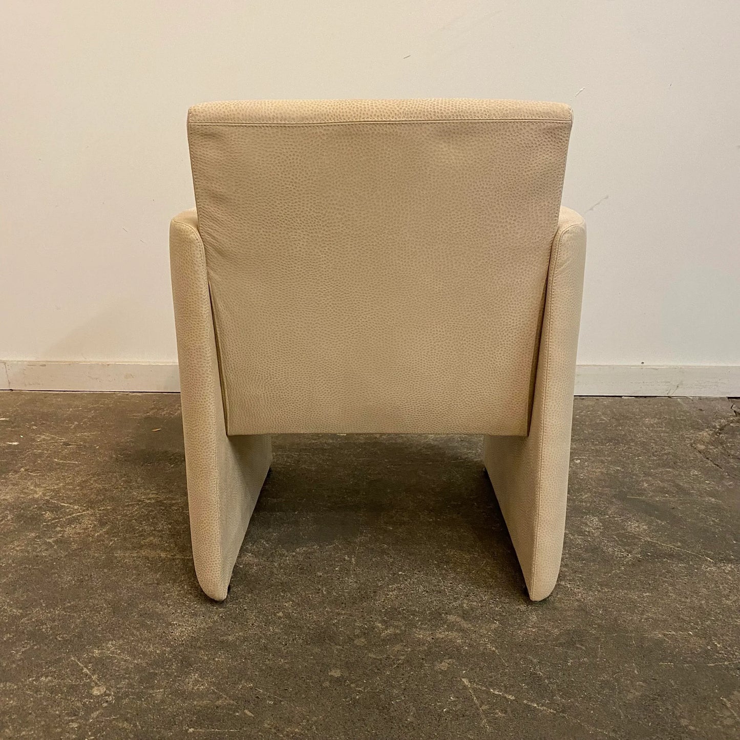 Sormani Lounge Chair Late 20th Century From Italy Leather Suede