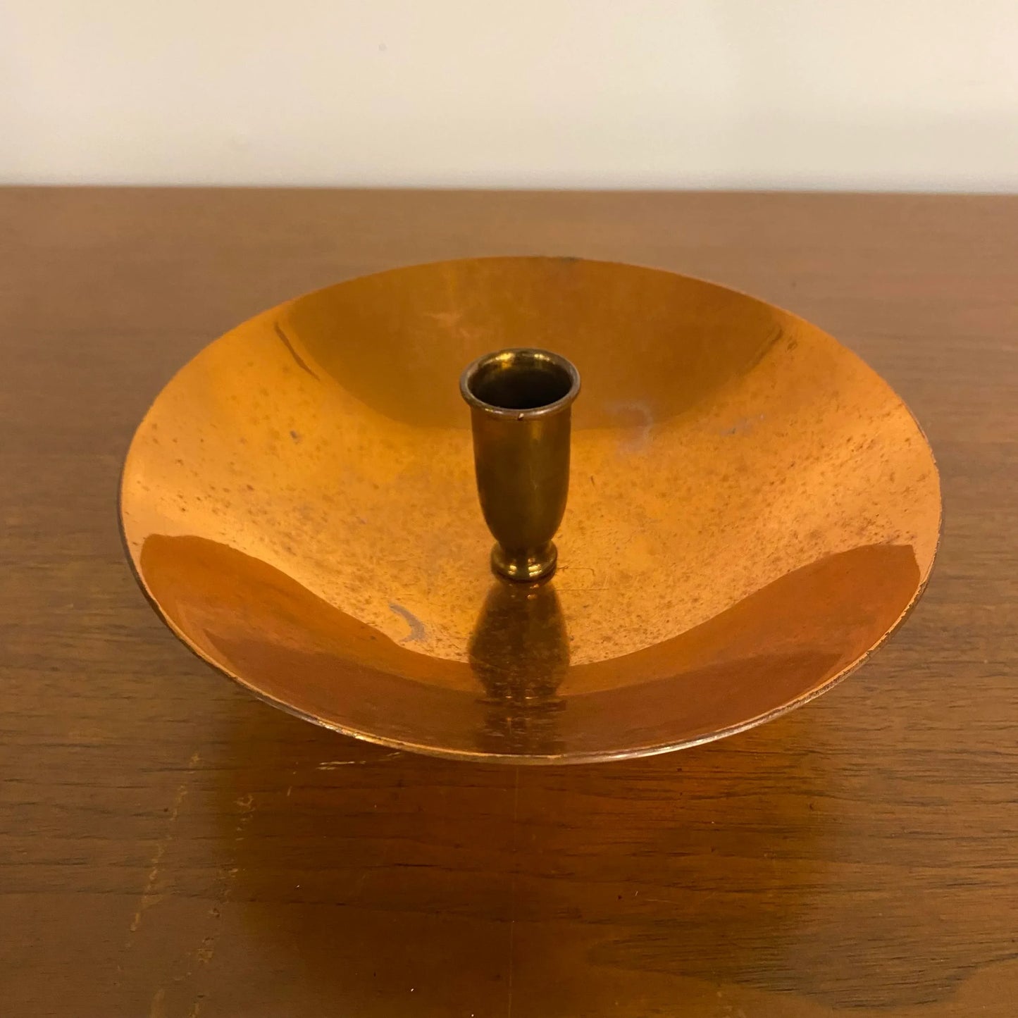 Bernie Cooper Copper Candle Holders Signed Mid Century