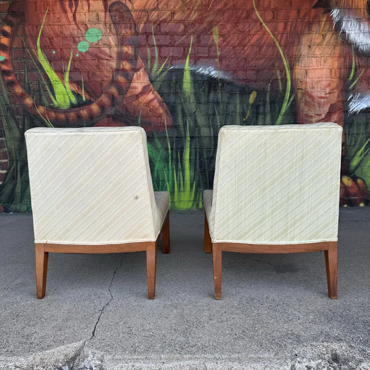 Pair of Dunbar-Style Slipper Side Chairs