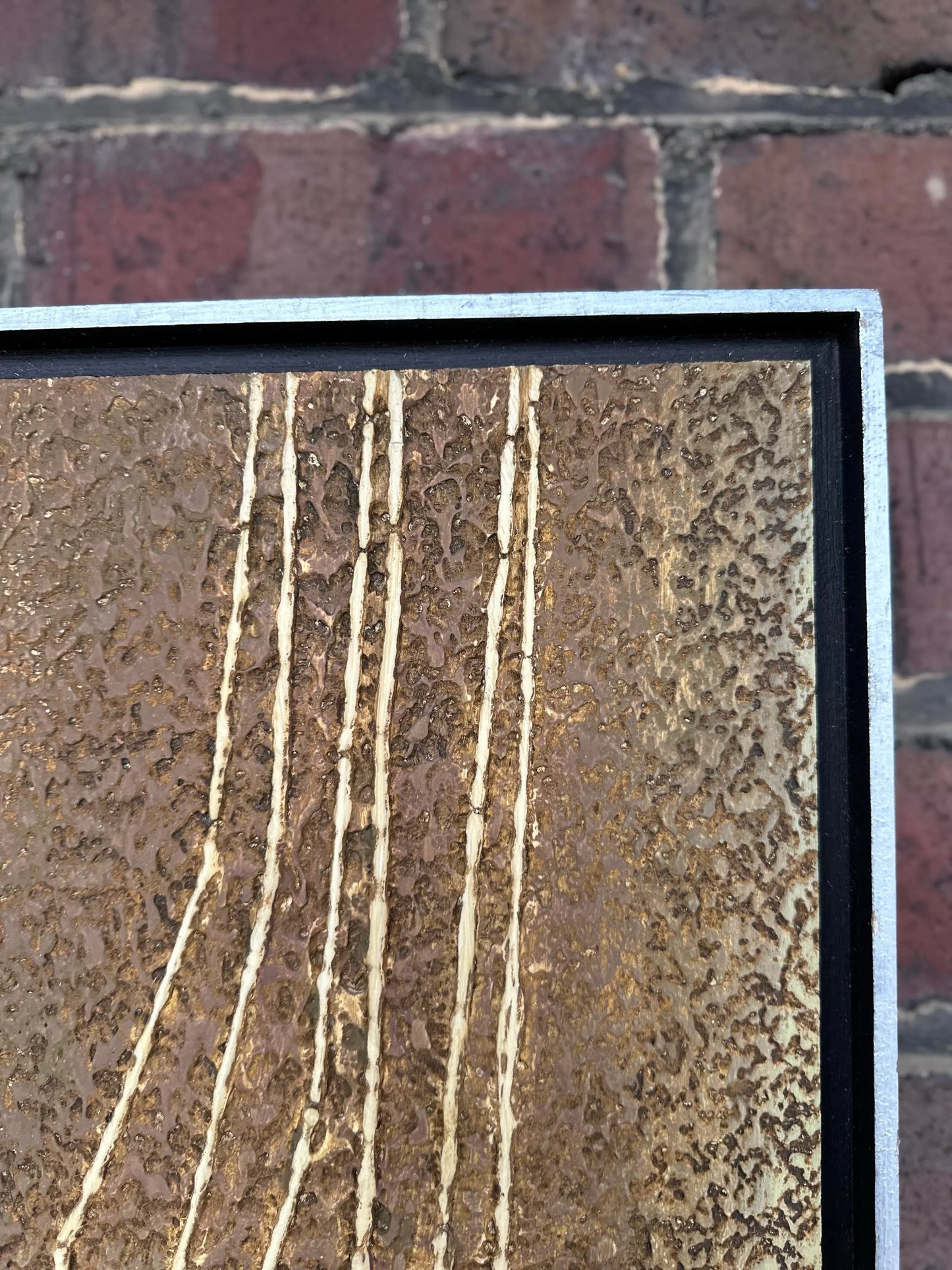 Object Series #1 1975-76 O W. Wolf Framed Painting on Board.