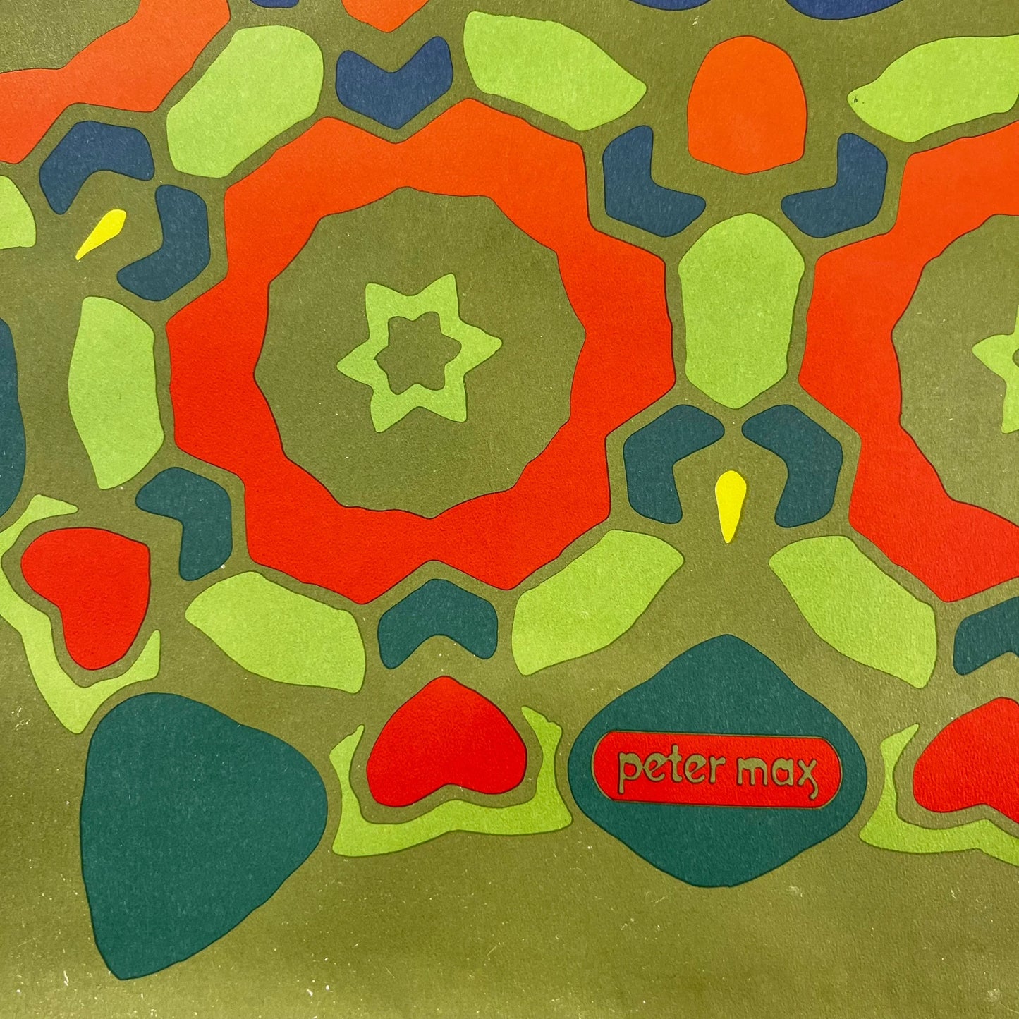 Peter Max w.c. Fields Collage Lithograph 1967