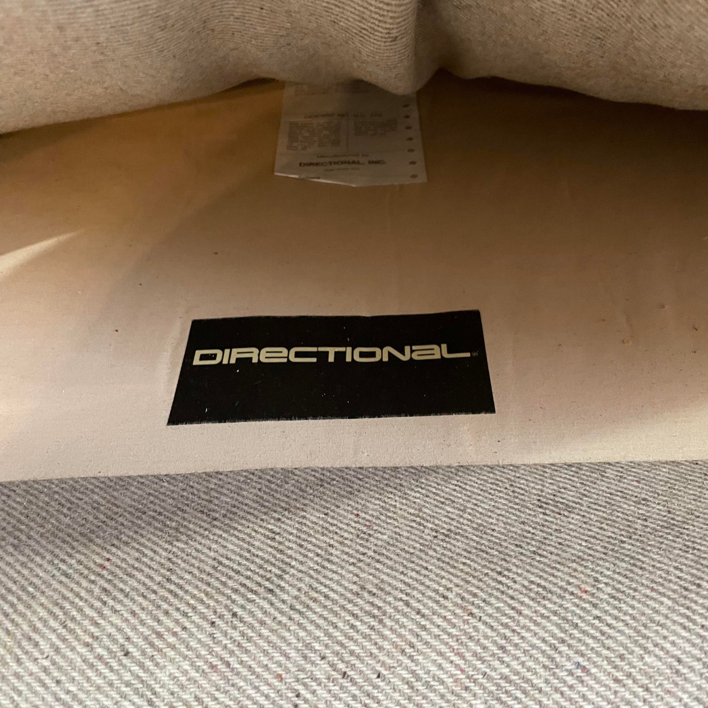 1980s Vintage Directional Club Chairs Down Filled With Ottomans - 4 Pieces