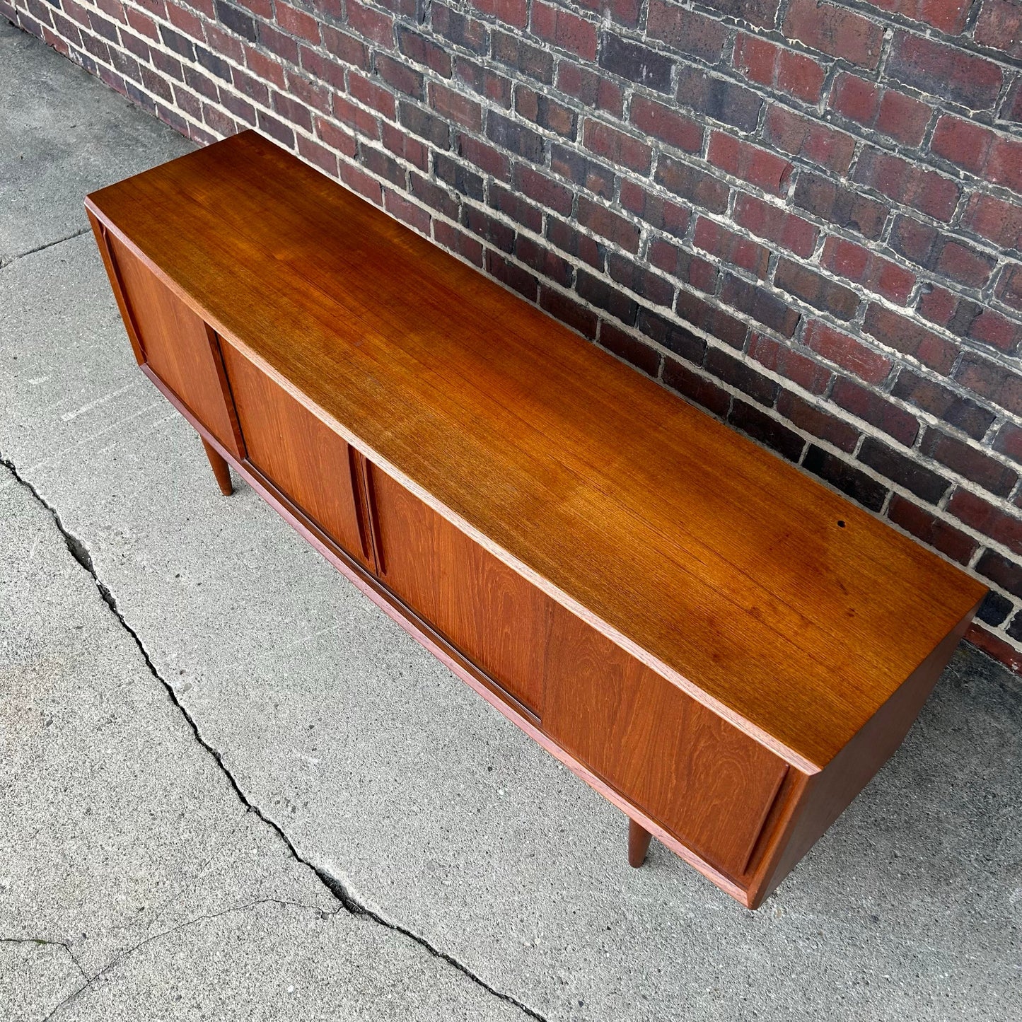 Danish Modern Credenza by Svend Aage Madsen for Hp Hansen Mobelindustries