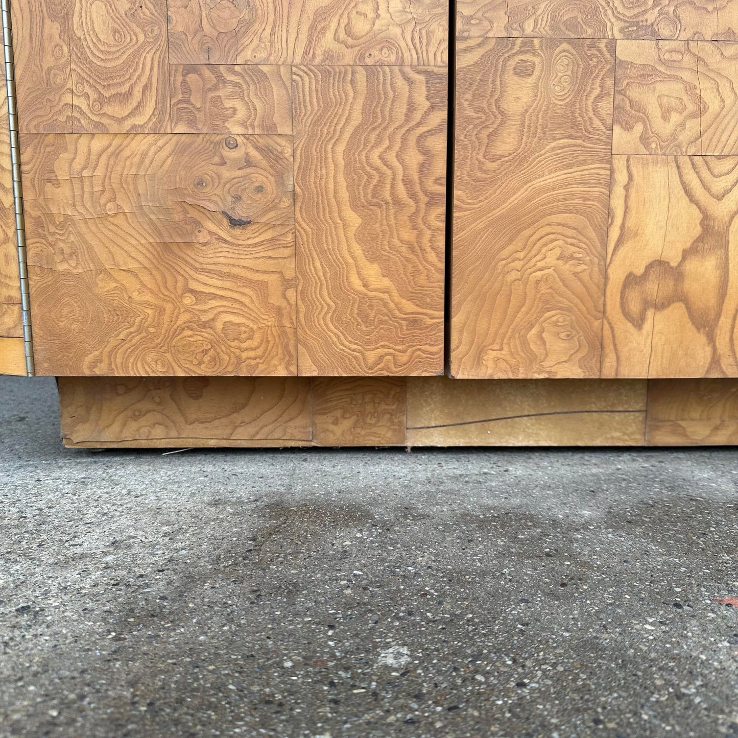 Paul Evans Patchwork Burlwood Credenza