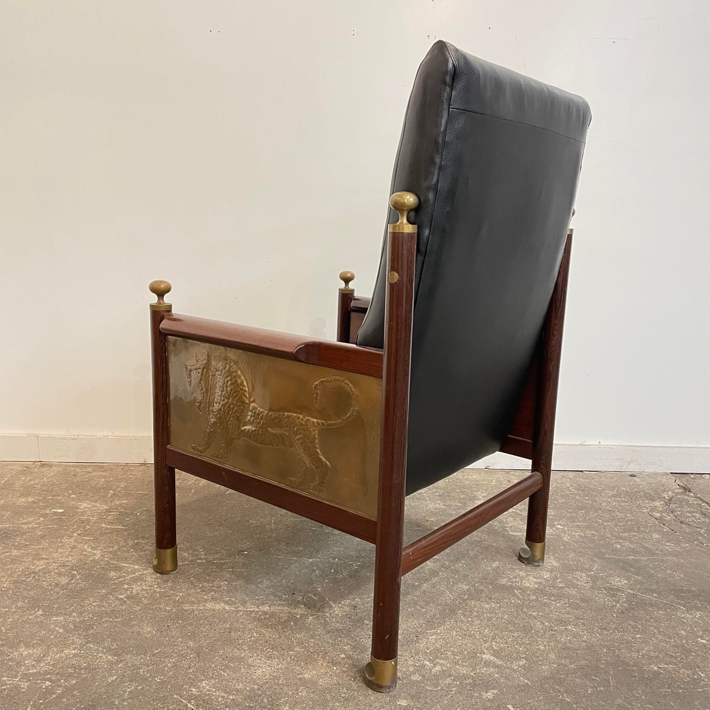 Mid Century Modern Ib Kofod-Larsen King Solomon Chair